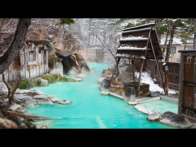 Staying at a Secret Japanese Hot Spring Like a Blue River♨️ | Adachiya Ryokan Fukushima