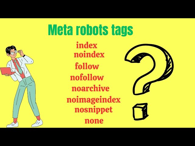 Meta robots tags tutorial in hindi 2025 | index | noindex | follow | nofollow | noarchive | none