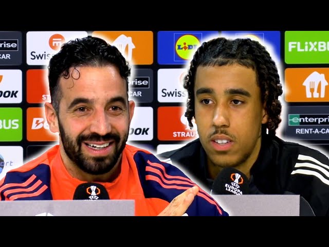 Ruben Amorim and Leny Yoro pre-match press conference | FCSB v Manchester United