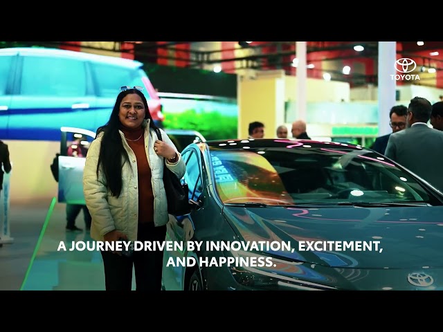 Toyota at the Bharat Mobility Global Expo 2025.