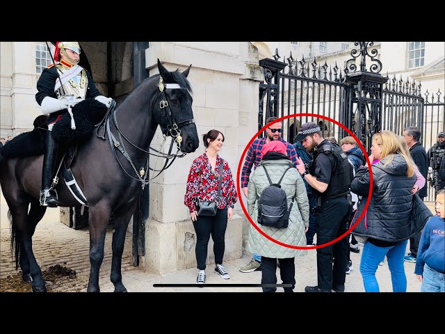 Armed Policeman Takes The Infamous Karen Away For A Chat