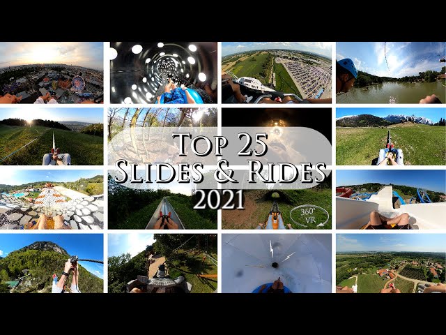 Top 25 Slides & Rides 2021 360° VR POV Onride