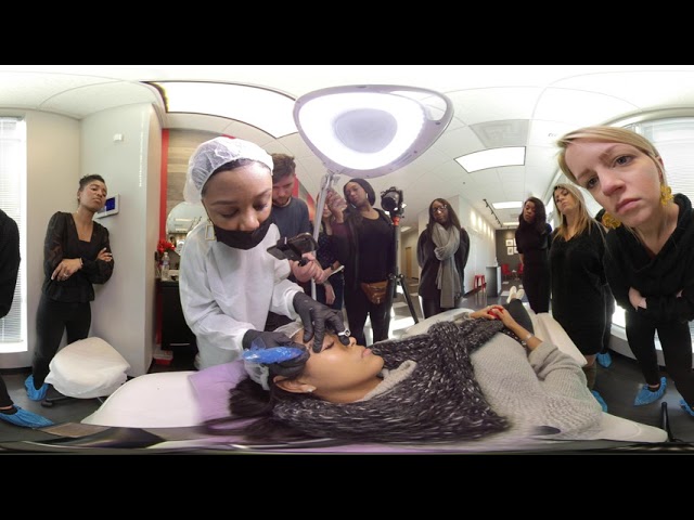 Free VR Microblading Training - Filling Brows Part 2 Procedure 360 Video