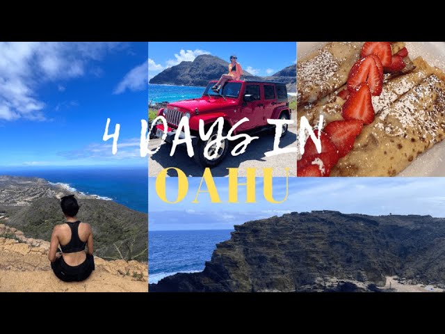 4 Days in Oahu: Waterfalls, Hikes & Honeymoon Shenanigans (vlog)