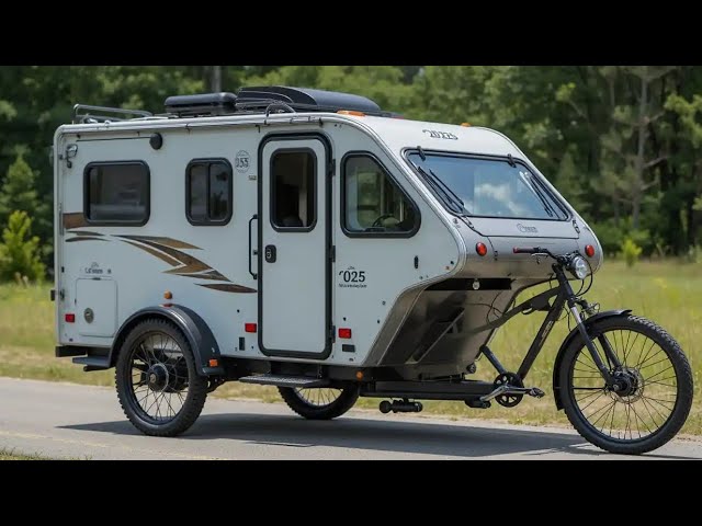 "2025 Cross Country Camper Tricycle – The Future of Compact Adventure Travel!