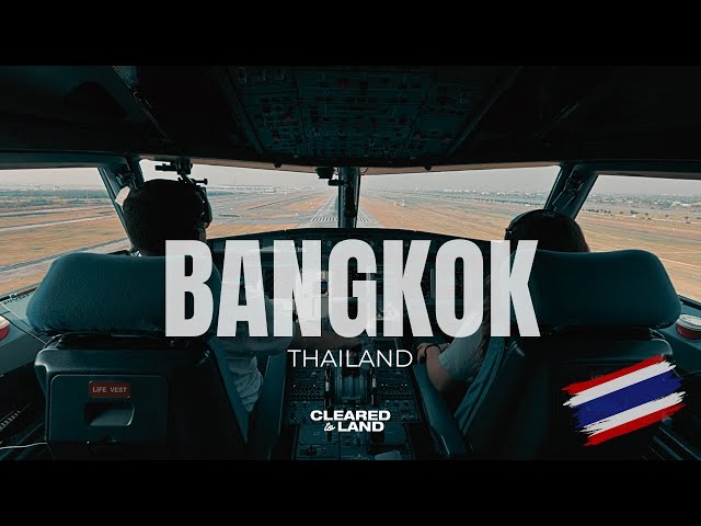 BANGKOK | AIRBUS A321 LANDING 4K