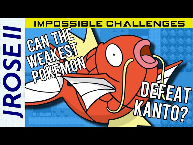 Is it Possible to Beat Pokemon FireRed/LeafGreen with Only Magikarp? - Impossible Challenges