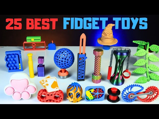 25 Best 3D Printed FIDGET TOYS | Elegoo Neptune 4 Pro