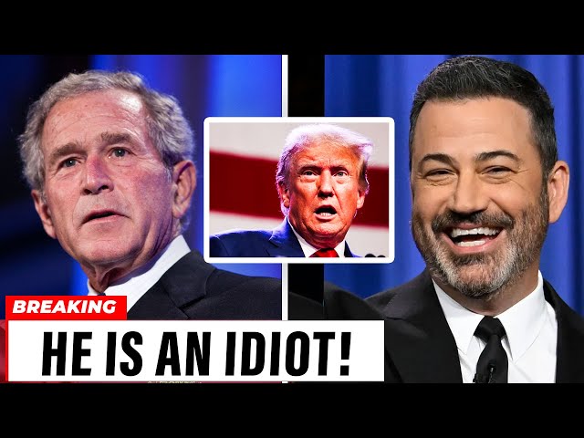 Trump Throws TANTRUMP as George Bush and Jimmy Kimmel DESTROYED Him!