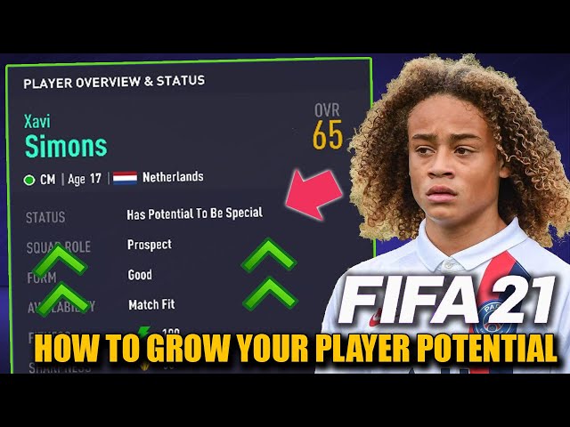 HOW TO GROW YOUR PLAYER POTENTIAL IN CAREER MODE - FIFA 21