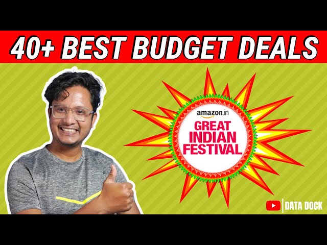 40+ BEST BUDGET DEALS on Amazon Great Indian Festival 2024 #datadock #amazongreatindianfestival