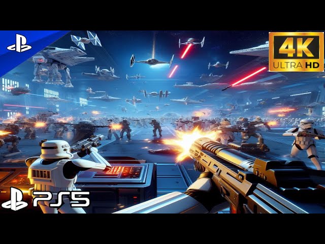 SKIES ™ LOOKS ABSOLUTELY AMAZING | Realistic Graphics Gameplay [4K 60FPS] STAR WARS Battlefront 2