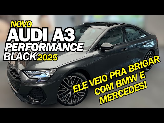 Novo Audi A3 2025 - É UM JETTA COM HARMONIZAÇÃO FACIAL