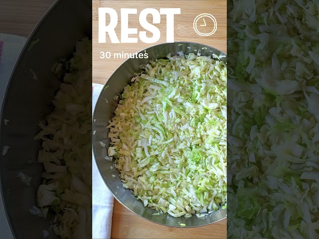 Sauerkraut recipe in less than a minute