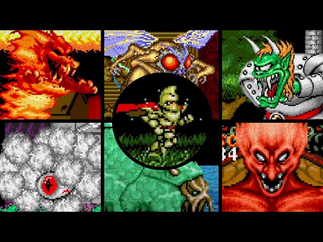 Ghouls'n Ghosts (GENESIS, 1989) - All Bosses (original format TV, HD60ᶠᵖˢ)