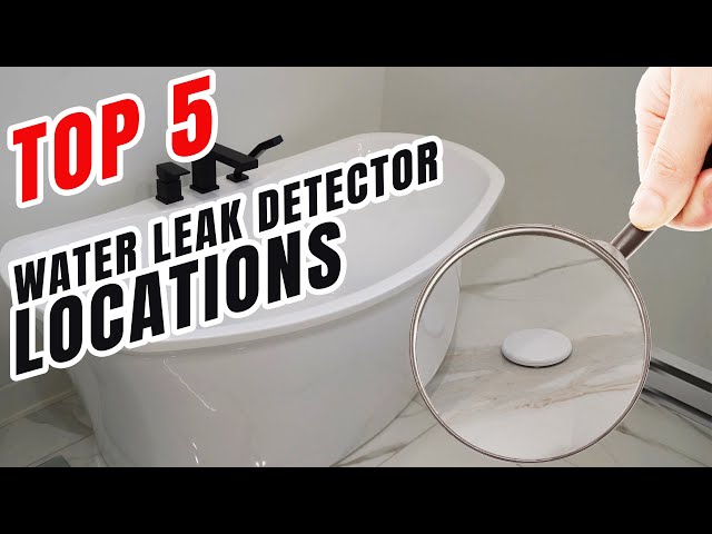 Where To Install Water Leak Detectors (Best Locations)