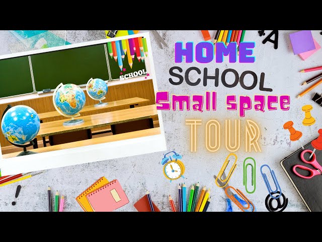 Homeschool Small Space Tour | Small Room Decor | Connections Academy