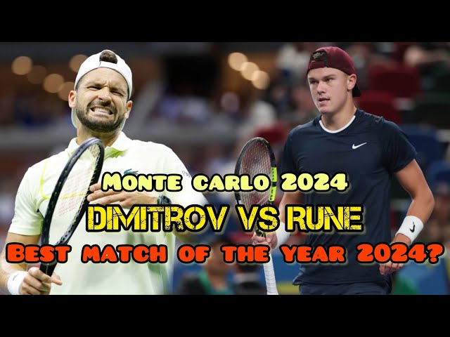 Grigor Dimitrov vs Holger Rune BEST MATCH 2024?