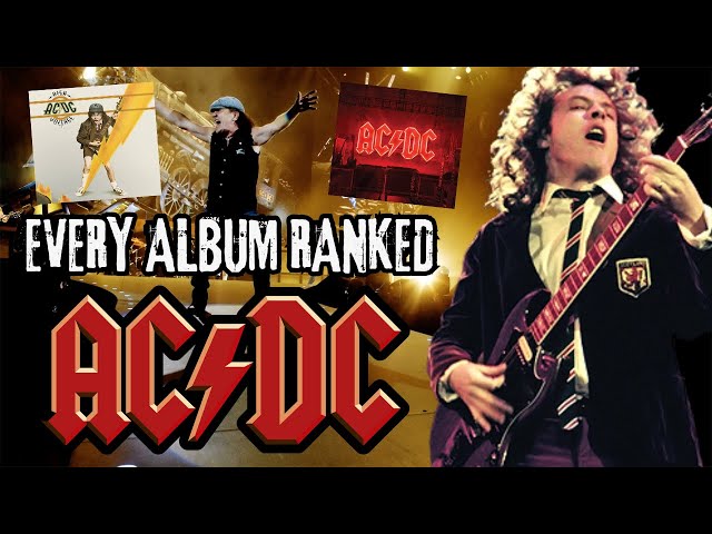 Every AC/DC album Ranked from WORST to BEST!