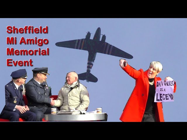 Sheffield FlyPast "Mi Amigo" Memorial Event , Tony Foulds BBC at Endcliffe Park on 22nd Feb