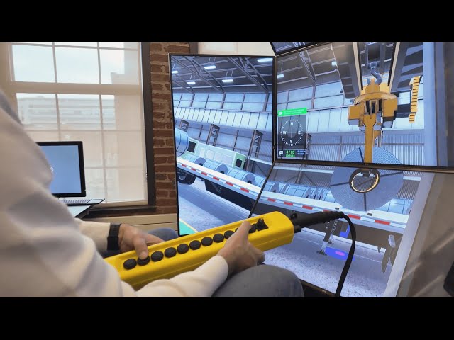 Intellia Overhead Crane Simulator Training Pack | CM Labs Simulations