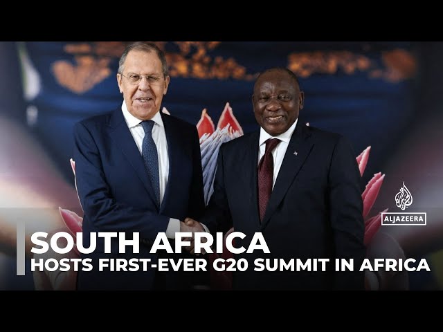 South Africa hosts first-ever G20 summit in Africa amid geopolitical tensions