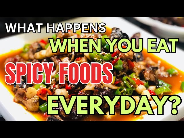 WHAT HAPPENS WHEN YOU EAT SPICY FOOD EVERYDAY? 🌶🔥 #spicyfoods #healthadvice #healthlifestyle