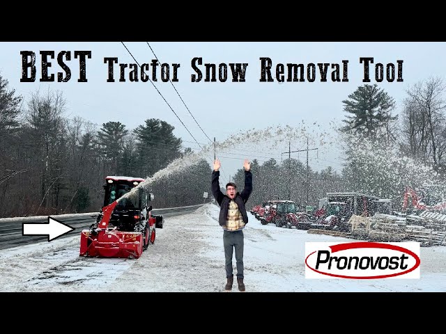 The Best Tractor Snow Removal Attachment - Inverted Pull Type Snowblower