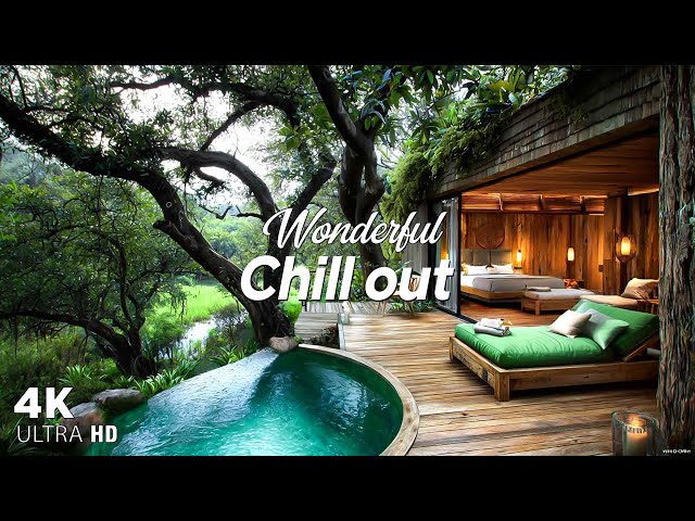 Forest Retreat Chillout for Wonderful Vibes 🌿 Relaxing Lounge Music with Nature Ambience