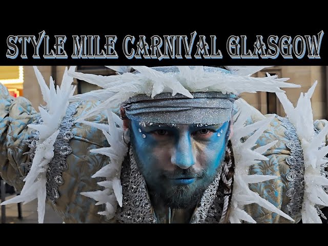 GLASGOW Style Mile Christmas Carnival 2024 *** City Walk & People Watching *** Festive Family Vibes