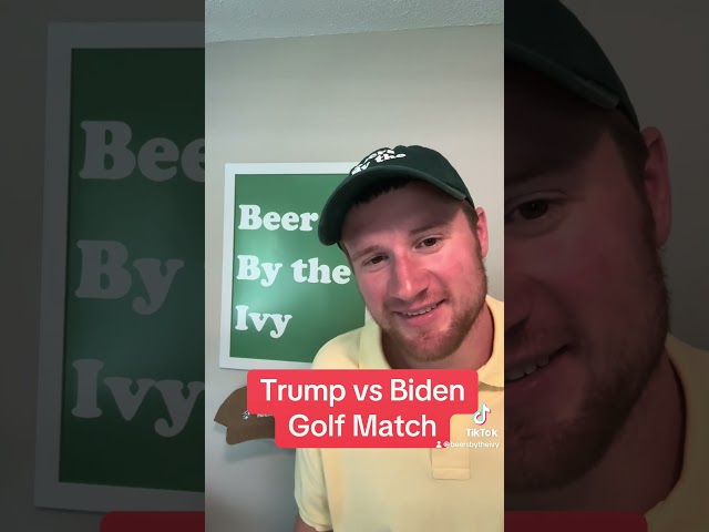 Trump vs Biden Golf Match #trump #trumpgolf #trumpvsbiden #trumpvsbidengolf #golf #golftiktok