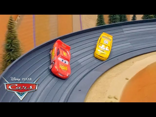 Lightning McQueen's Epic Showdown with Billy Oilchanger | Pixar Cars