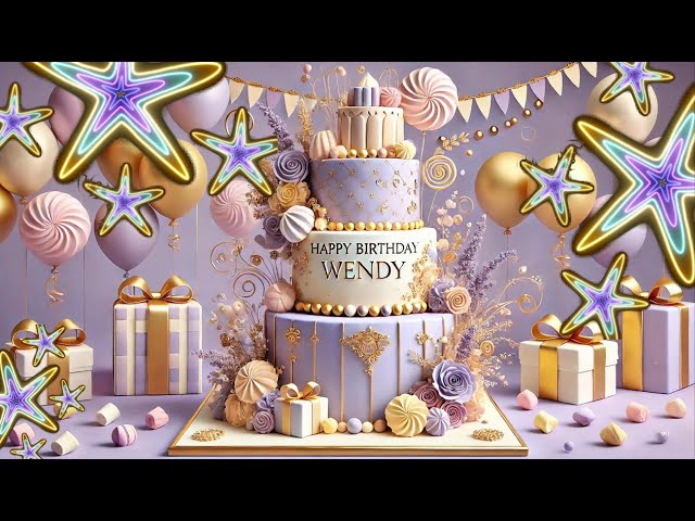 Happy Birthday WENDY| Musical Greeting Just for You!| NEW SONG 2025