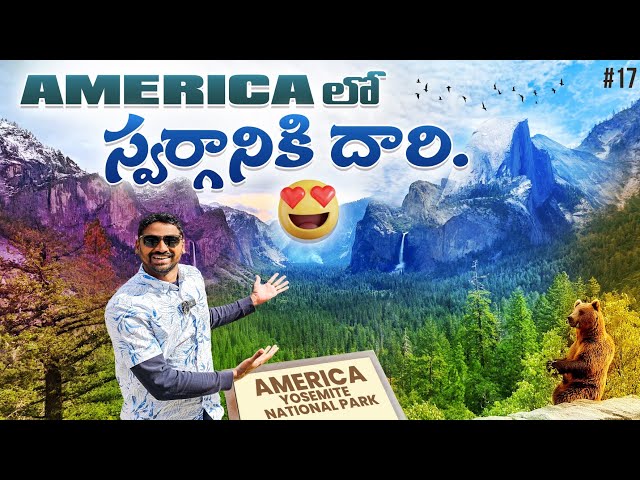 Beautiful Yosemite National Park | Half Dome | Water Falls | Uma Telugu Traveller