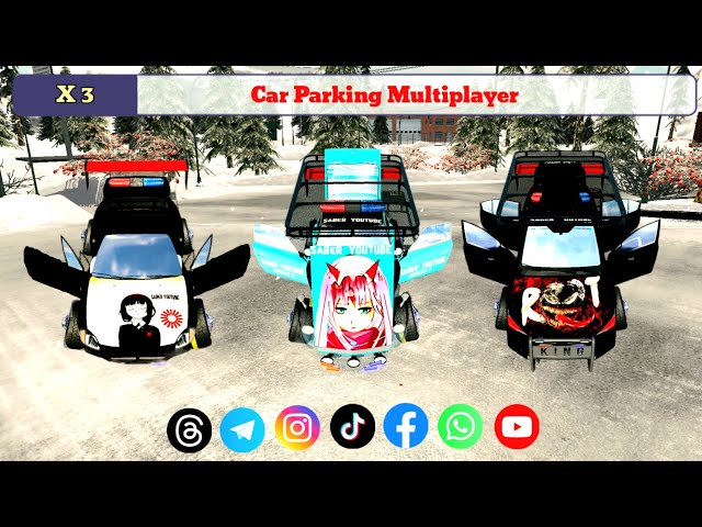 Free Acc🚘Car Parking Multiplayer🚔UFO🚔توزيع افضل السيارات 🪙part #294🔥#carparkingmultiplayer