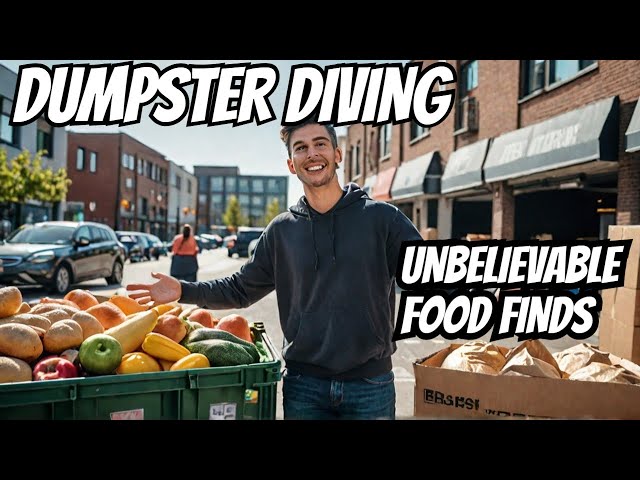 Unbelievable Food Finds in UK Retail Park Dumpsters