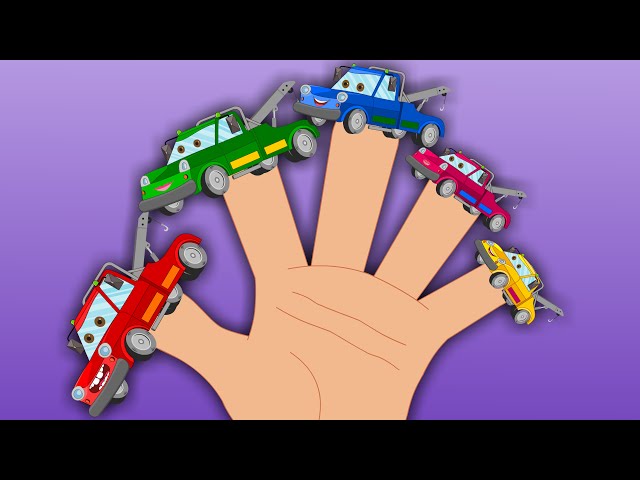 Ralph and rocky | Tow Truck Finger Family | Tow Truck Videos | Cars And Rhymes