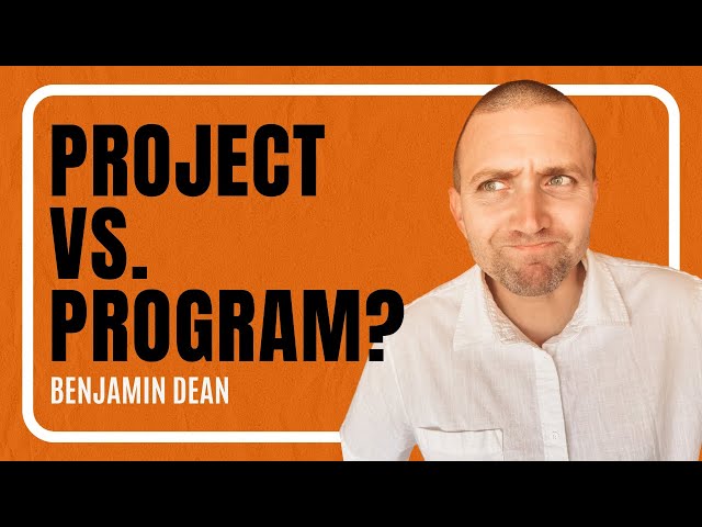 Project vs. Program: Key Differences in Grant Writing | Benjamin Dean