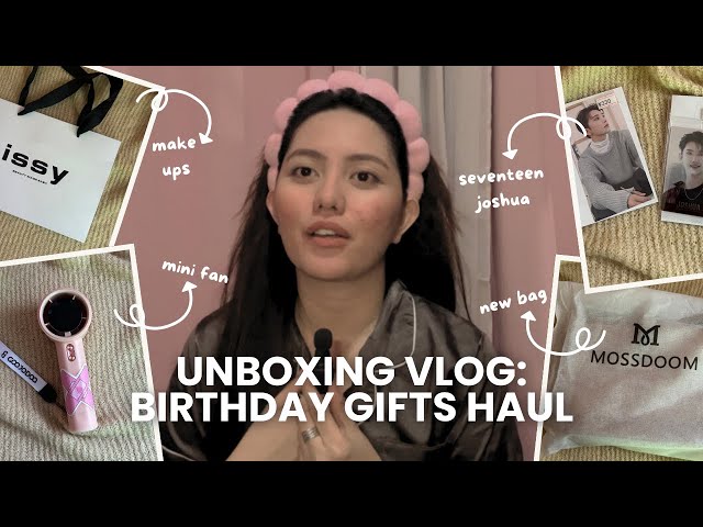 Unboxing Vlog: See what I got!!😍 | Birthday Gifts Haul🎁