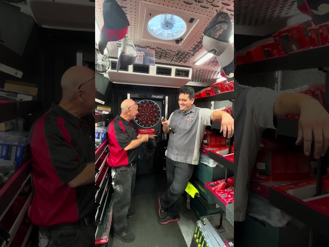 Congrats to Jullian at Bert's Mega Mall for getting a Bulls-Eye on the Snap-On truck!!!