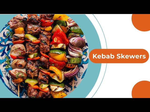 Beef and Chicken Kebab Skewers Recipe.