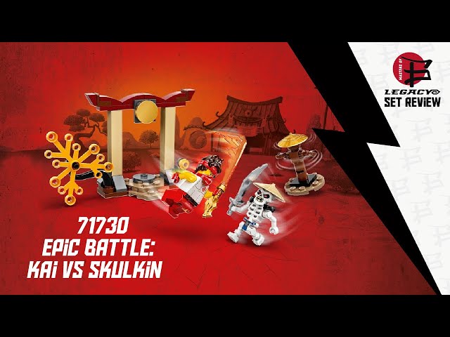 LEGO Ninjago Legacy 71730 Epic Battle Set - Kai vs. Skulkin Review (2021)