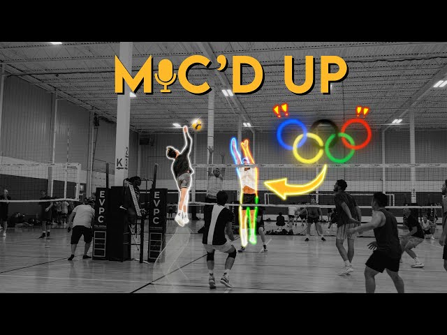 WE VERSED AN OLYMPIAN?! | Mic'd Up Volleyball | EVPC Men's Fall 2024 | Episode 2