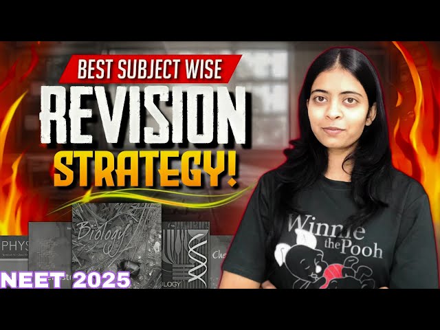 Best Subject wise Revision strategy‼️ #neet2025 . RIGHT way to increase RETENTION ‼️