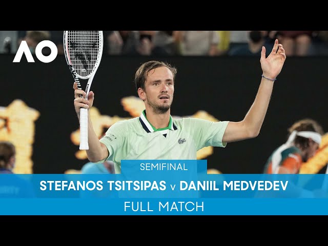 Stefanos Tsitsipas v Daniil Medvedev Full Match (SF) | Australian Open 2022