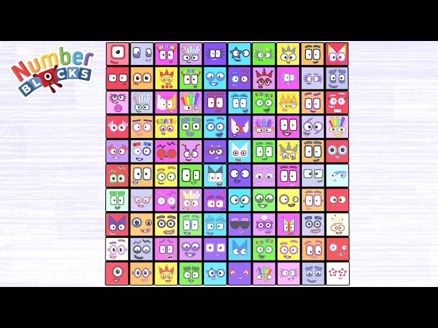 Numberblocks Cube Step Squad 1 - 100 Song - Learn to Count Big Numbers!