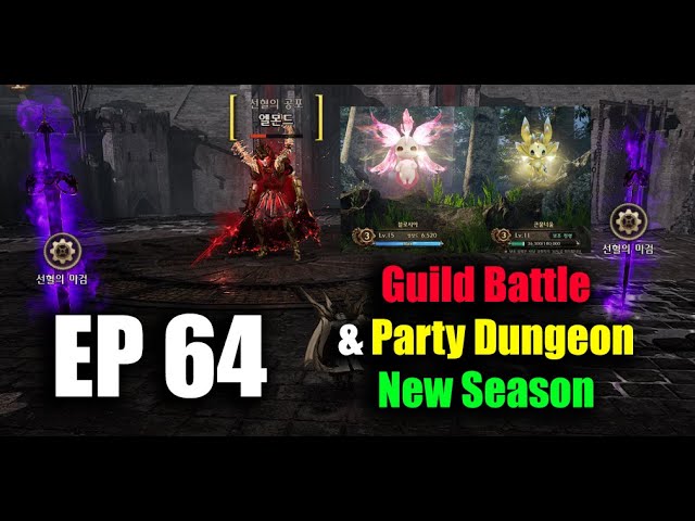 Night Crows Guild Battle & Party Dungeon New Season EP 64