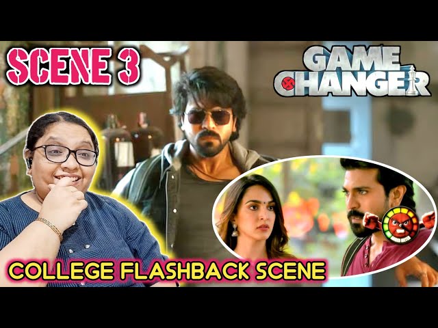 Game Changer Movie Reaction | College Flashback/Fight Scene | Ram Charan, Kiara Advani| #gamechanger