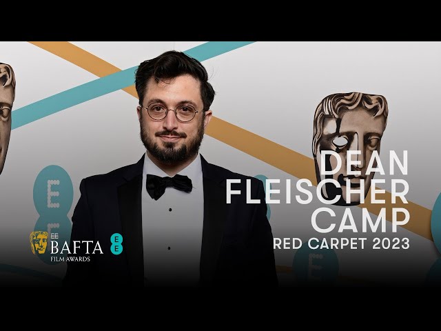 Dean Fleischer Camp Gets Surprised by His Buddy Marcel on the EE BAFTAs Red Carpet