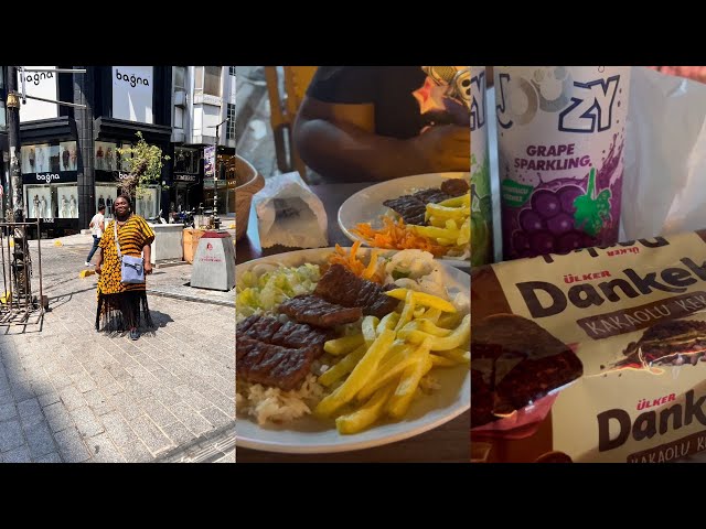 TRYING OUT TURKISH FOOD FOR THE FIRST TIME ON OUR FIRST NIGHT IN TURKIEY WHAT WE ATE FOR DINNER